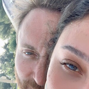 David Guetta et sa compagne Jessica Ledon sur Instagram, 2020.