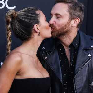 David Guetta et sa compagne Jessica Ledon - People à la soirée des "Billboard Music Awards 2019" au MGM Grand Garden Arena à Las Vegas. Le 1er mai 2019