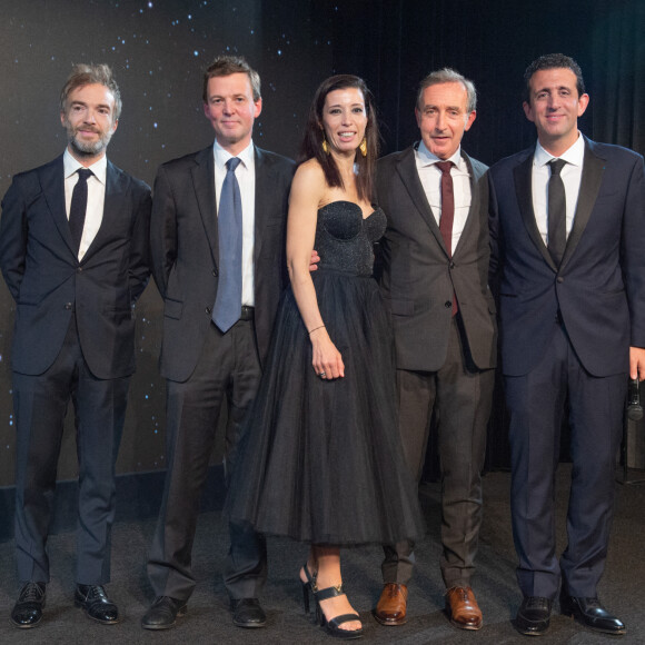 Exclusif - Jonathan Lambert, Marc Bollet, Hanah Lamallem, Eric Sebban et Alain Toledano - Soirée de gala de l'Institut Rafaël au Pavillon Gabriel à Paris. Le 13 décembre 2021. © Erez Lichtfeld / Bestimage
