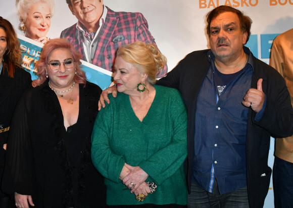 Marilou Berry, Josiane Balasko, Didier Bourdon lors de l'avant-première du film "Mes très chers enfants" au cinéma UGC Bercy à Paris le 13 décembre 2021. © Veeren / Bestimage