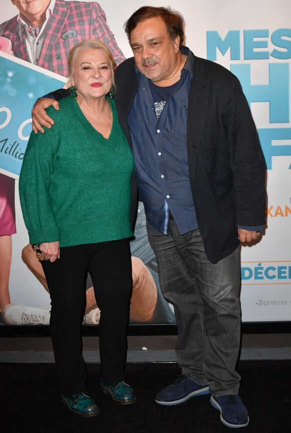 Josiane Balasko et Didier Bourdon lors de l'avant-première du film "Mes très chers enfants" au cinéma UGC Bercy à Paris le 13 décembre 2021. © Veeren / Bestimage