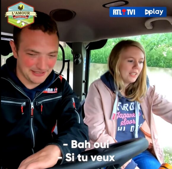 Björn de "L'amour est dans le pré" belge avec sa prétendante Lisa