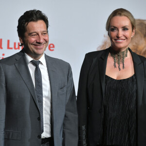 Laurent Gerra et sa compagne Christelle Bardet lors de la remise du prix Lumière 2018 au 10ème festival Lumières au palais des congrès de Lyon le 19 octobre 2018. © Giancarlo Gorassini / Bestimage 