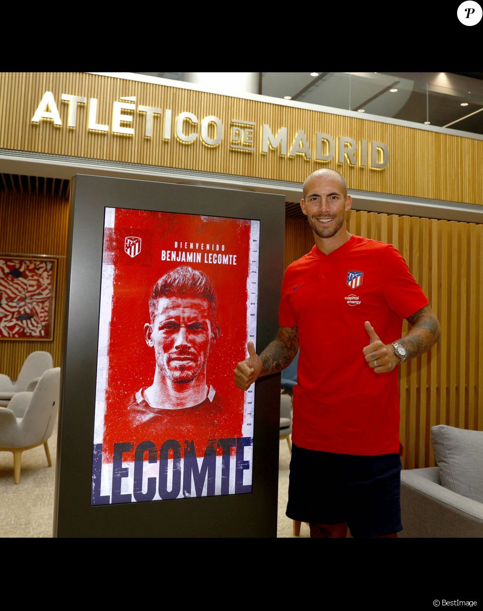 Benjamin Lecomte (AS Monaco) rejoint le club Atletico Madrid pour une saison. Madrid. Le 19 août 2021. © Alterphotos / Panoramic / Bestimage