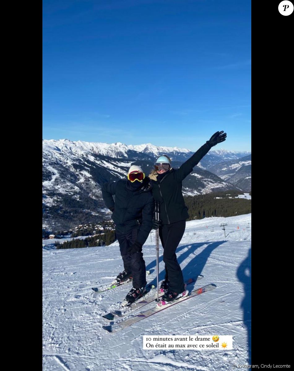 Cindy Lecomte au ski