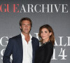 Le prince Emmanuel Philibert de Savoie et Clotilde Courau (princesse de Savoie) à la soirée "Vogue 50 Archive" à Milan. Le 21 septembre 2014