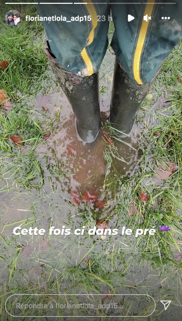 La ferme de Lola et Florian (L'amour est dans le pré) a été touchée par des inondations - Instagram