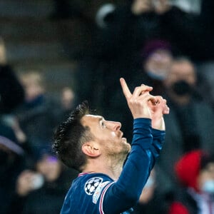 Lionel Leo Messi - Match de Ligue Des Champions "PSG - Bruges" (4-1) au Parc des Princes à Paris le 7 décembre 2021. © Cyril Moreau/Bestimage 