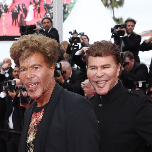 Igor et Grichka Bogdanoff ( Bogdanov) - Montée des marches du film " Solo : A Star Wars Story " lors du 71ème Festival International du Film de Cannes. Le 15 mai 2018 © Borde-Jacovides-Moreau/Bestimage 