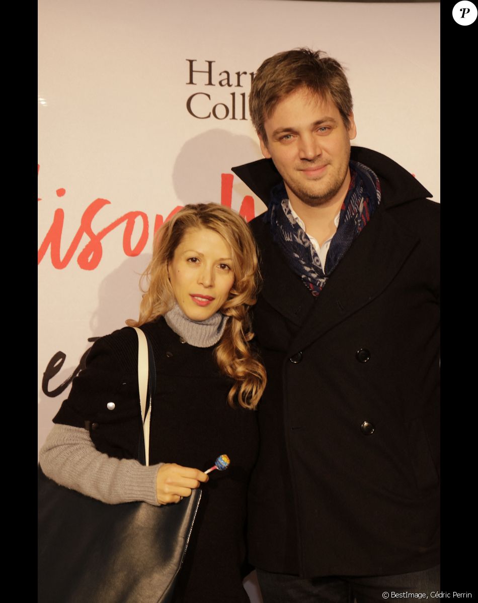 Tristane Banon et son mari Pierre Lefèvre - Soirée pour la sortie du livre d'Alison Wheeler "Ma vie est mieux que la vôtre" à l'Hôtel Vernet à Paris, le 12 novembre 2019. © Cédric Perrin/Bestimage
