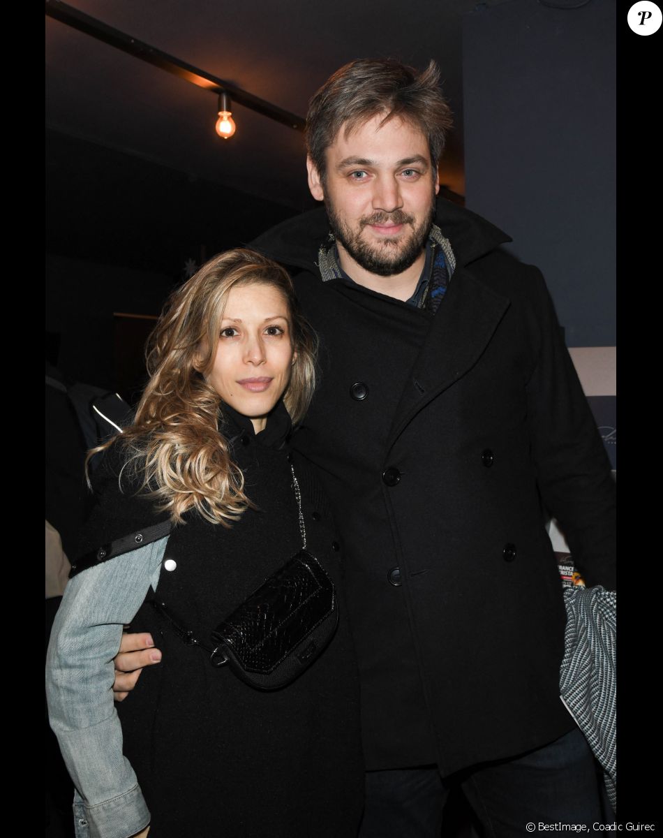 Exclusif - Tristane Banon et son mari Pierre Lefèvre - Générale de la pièce "Groenland" avec Géraldine Danon au théâtre "La Scala" à Paris le 8 novembre 2019. © Coadic Guirec/Bestimage