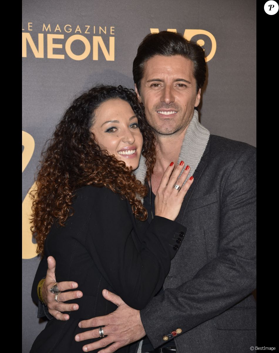 Emmanuelle Rivassoux et son compagnon - Cérémonie des Melty Future Awards 2015 au Grand Rex à Paris le 28 janvier 2015.