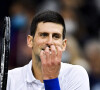 Novak Djokovic s'impose face à Hubert Hurkacz et se qualifie pour la finale du Rolex Paris Masters 2021 le 6 novembre 2021. © JB Autissier / Panoramic / Bestimage 