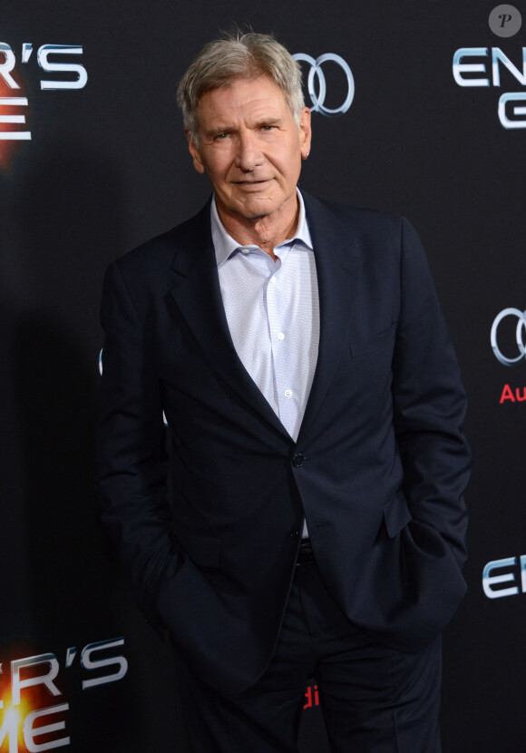 Harrison Ford - Premiere de "Enders Game" a Hollywood le 28 octobre 2013. 