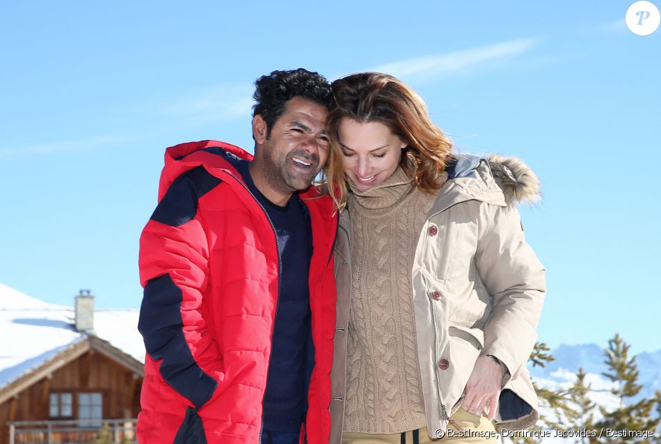 Jamel Debbouze et sa femme Mélissa Theuriau au 20ème festival du film de comédie de l&#039;Alpe d&#039;Huez le 20 janvier 2017. © Dominique Jacovides / Bestimage   