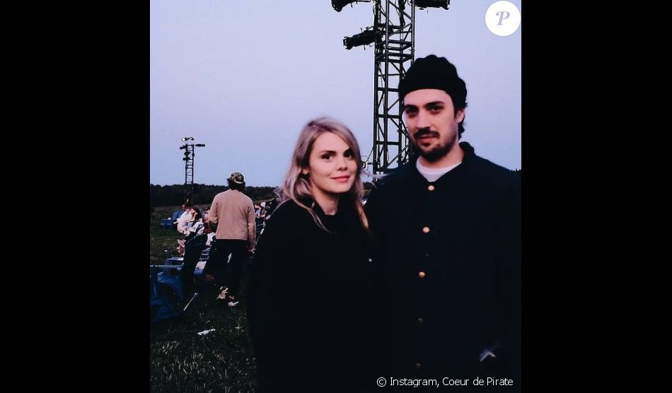 Coeur de Pirate et son compagnon Marc Flynn sur Instagram. Le 16 août