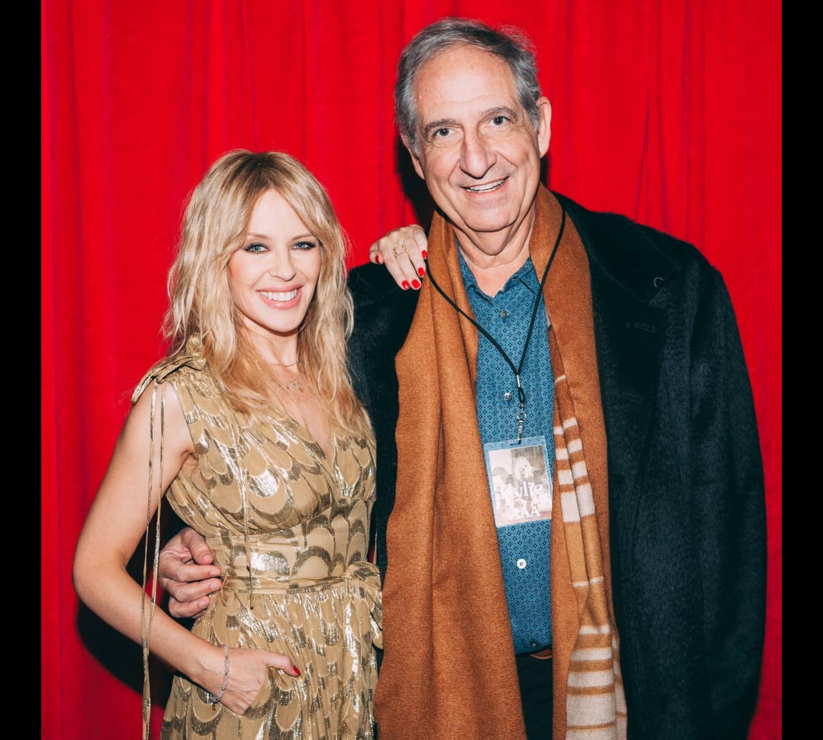 Photo : Le producteur français Gérard Drouot et Kylie Minogue. - Purepeople