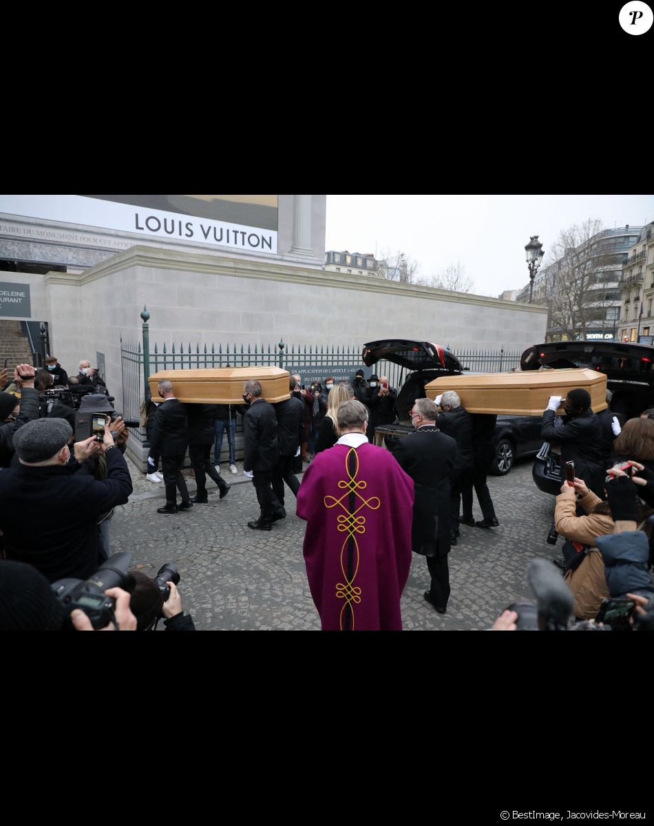 Messe en hommage aux frères Igor et Grichka Bogdanoff (Bogdanov) en l'église de La Madeleine à Paris. Le 10 janvier 2022 © Jacovides-Moreau / Bestimage