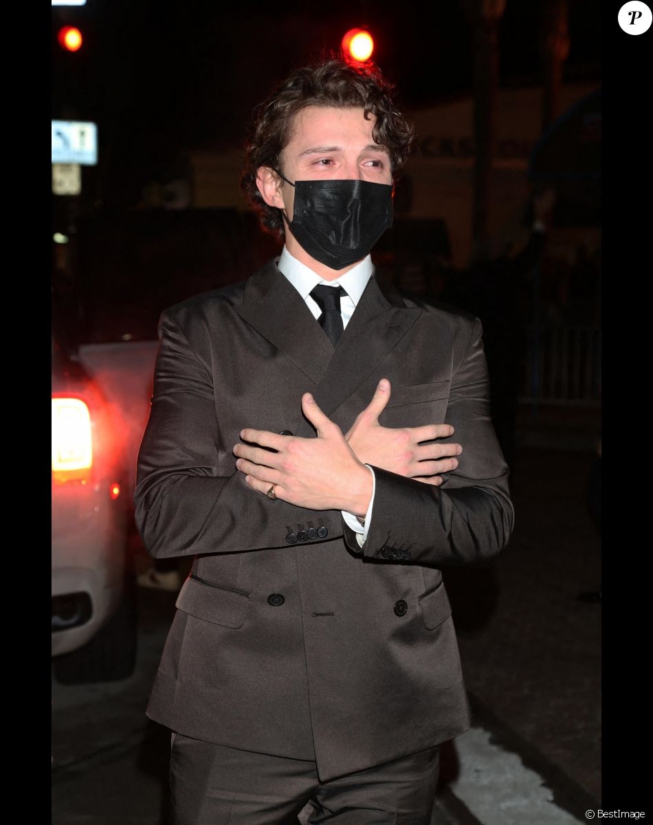 Tom Holland arive à la première du film "Spider-Man: No Way Home" à Los Angeles, le 13 décembre 2021.