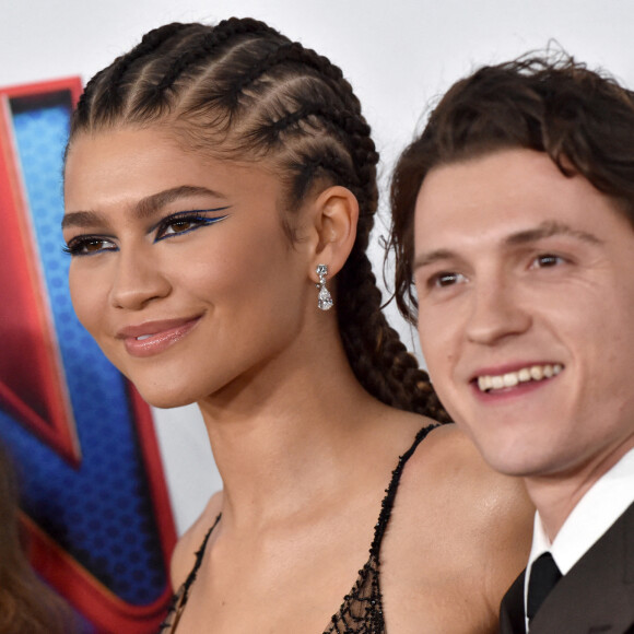 Zendaya et Tom Holland à la première du film "Spider-Man: No Way Home" à Los Angeles, le 13 décembre 2021. 
