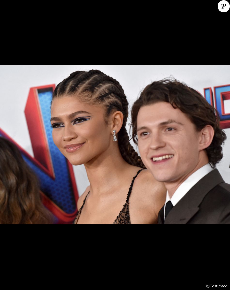 Zendaya et Tom Holland à la première du film "Spider-Man: No Way Home" à Los Angeles, le 13 décembre 2021.