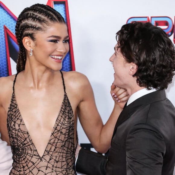 Zendaya Coleman, Tom Holland à la première du film "Spider-Man: No Way Home" à Los Angeles