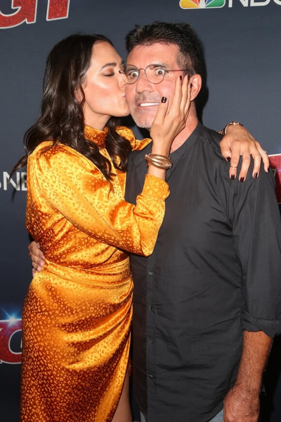 Lauren Silverman et son mari Simon Cowell - Soirée de l'émission "America's Got Talent" saison 14 à Los Angeles, le 17 septembre 2019. 