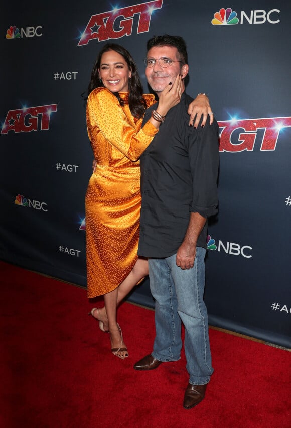 Simon Cowell et sa femme Lauren Silverman - Soirée de l'émission "America's Got Talent" saison 14 à Los Angeles, le 17 septembre 2019. 