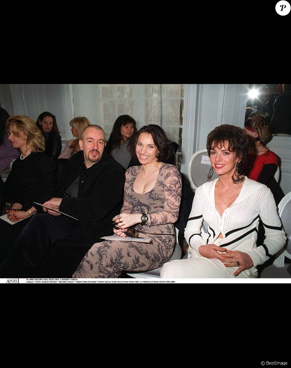Jean-Jacques Beineix et Béatrice Dalle en 1999.