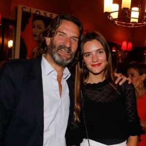 Frédéric Beigbeder et sa fille Chloë - Soirée de présentation de la première édition du Festival CinéRoman à la Closerie des Lilas à Paris. © Christophe Clovis / Bestimage