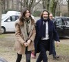 Frédéric Beigbeder, sa fille Chloé - Arrivées au théâtre Marigny pour l'hommage à Michel Legrand à Paris le 1er février 2019.