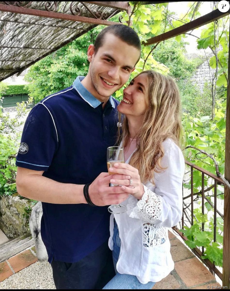 Julien Castaldi et sa fiancée, Kiara.