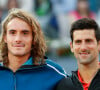 Novac Djokovic et Stefanos Tsitsipas - Novak Djokovic s'impose face à S.Tsitsipas (6-3, 6-4) en finale du tournoi de Madrid, Espagne, le 12 mai 2019. Le Serbe remporte son 33ème Masters 1000.