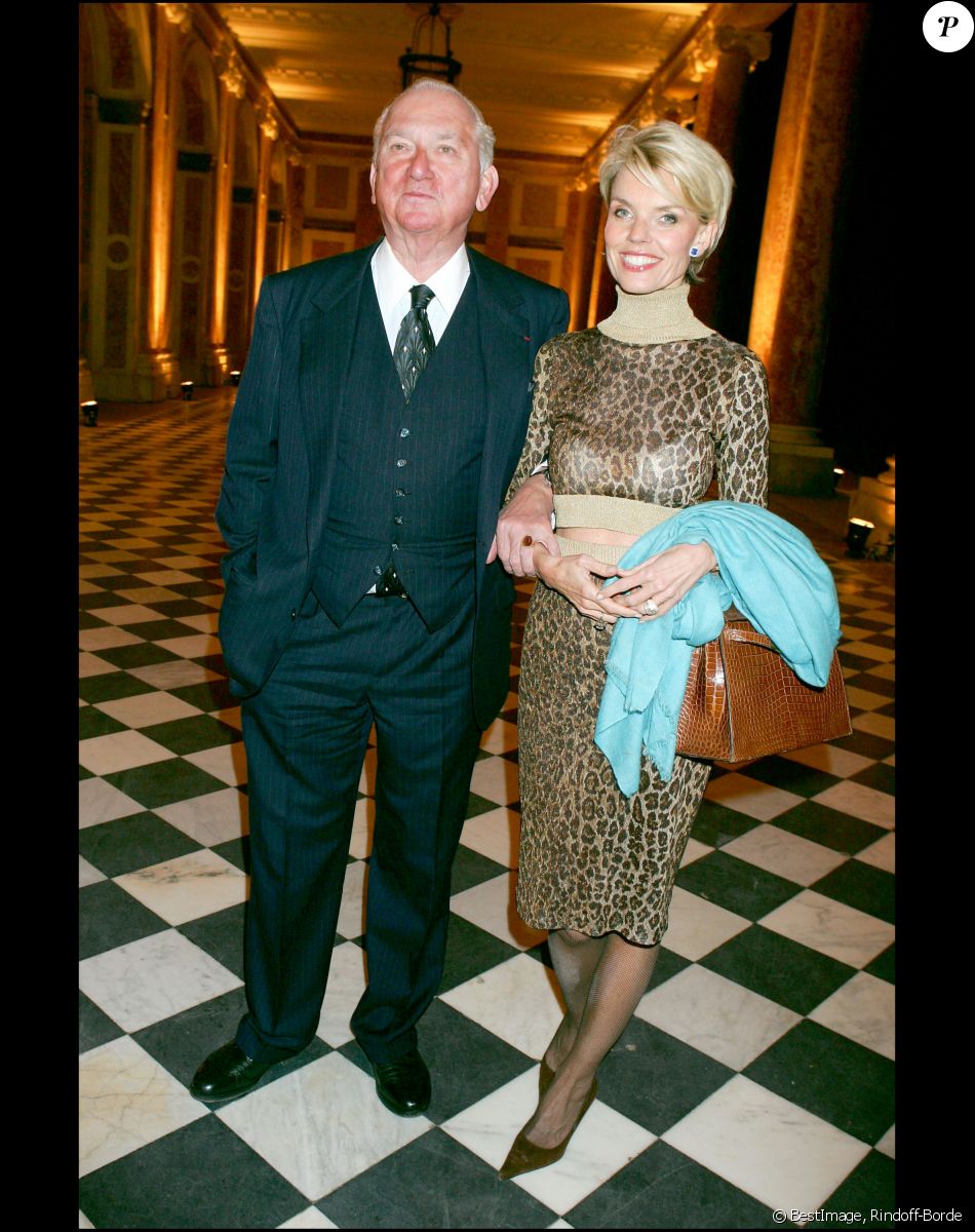 Jean-Paul Guerlain et Christina de Kragh - Dîner de la Renaissance du chêne de Marie-Antoinette au Grand Trianon, galerie des Cotelle