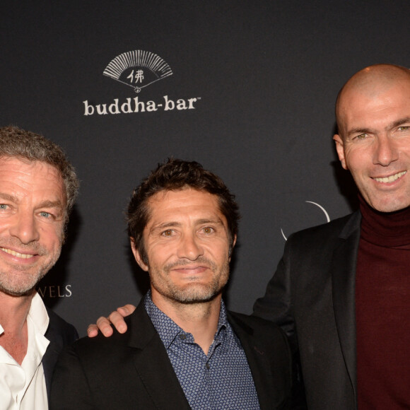 Semi-Exclusif - guest, Bixente Lizarazu, Zinedine Zidane - A l'occasion des 20 ans de la victoire de l'équipe de France, les bleus 98 se sont rendus à un dîner organisé au Buddha Bar avec tous les joueurs et leur famille le 11 juin 2018. © Rachid Bellak/Bestimage