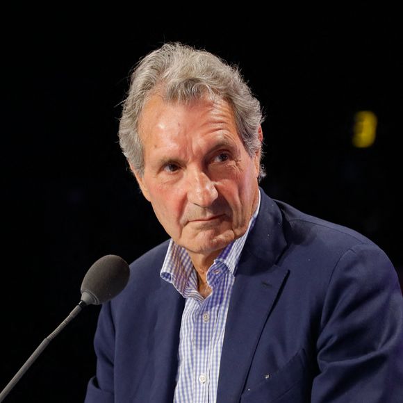 Jean-Jacques Bourdin - Conférence de presse de rentrée de BFMTV saison 2021/2022 à l'Altice Campus à Paris, France, le 25 août 2021. © Christophe Clovis/Bestimage