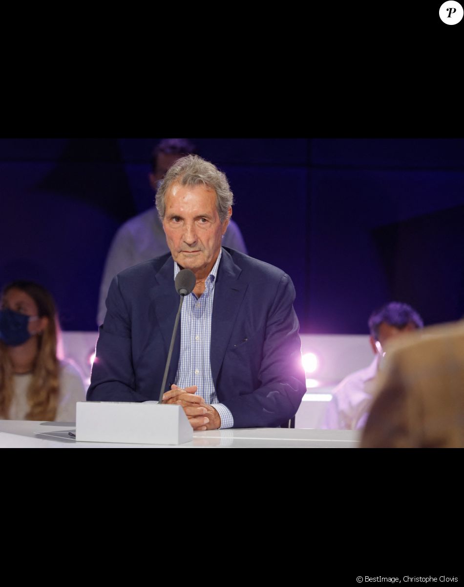 Jean-Jacques Bourdin - Conférence de presse de rentrée de BFMTV saison 2021/2022 à l'Altice Campus à Paris, France, le 25 août 2021. © Christophe Clovis/Bestimage