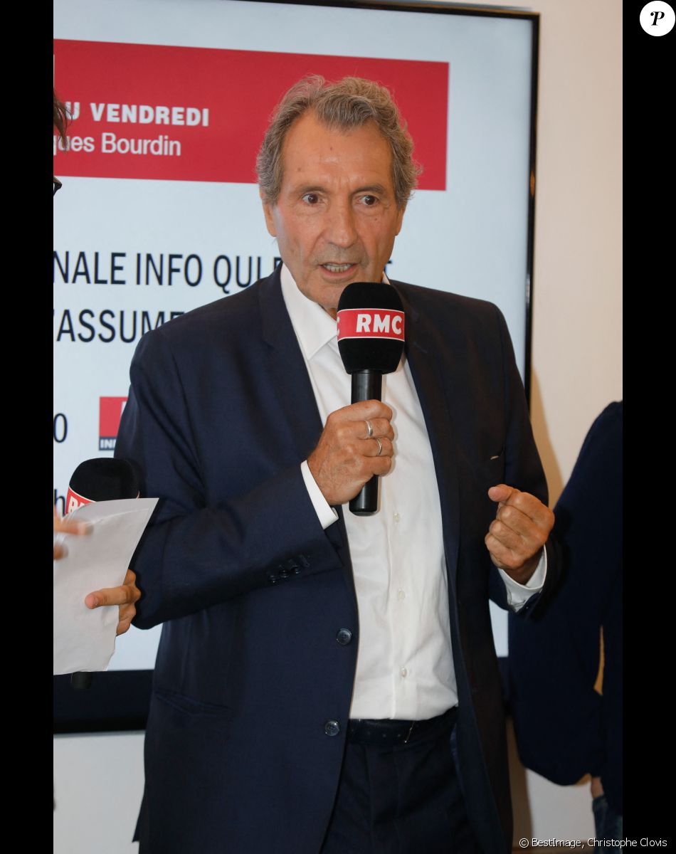 Jean-Jacques Bourdin - Conférence de presse de rentrée 2019-2020 de RMC, RMC Sport et BFM TV à Altice Campus à Paris le 28 août 2019. © Christophe Clovis / Bestimage