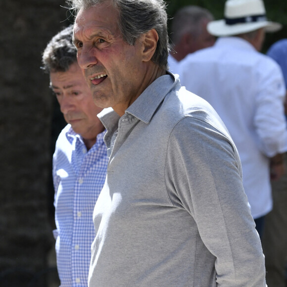 Exclusif - Jean-Jacques Bourdin - Tournoi de pétanque des Toques Blanches Internationales au Jardin du Luxembourg à Paris le 10 septembre 2018.