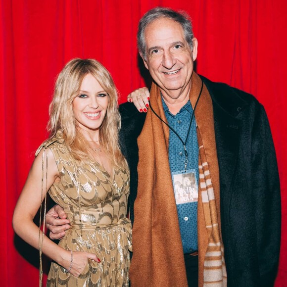 Le producteur français Gérard Drouot et Kylie Minogue.