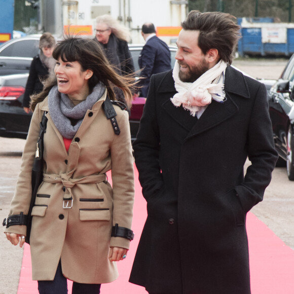 Arthur Jugnot et une amie - Cérémonie de remise de prix du 39ème Festival Mondial du Cirque de Demain sur la Pelouse de Reuilly à Paris le 4 février 2018. © Pierre Perusseau/Bestimage