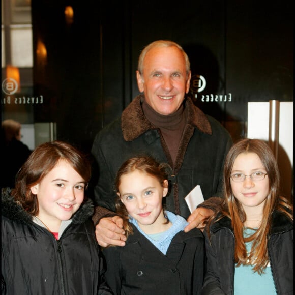 Patrice Laffont, sa fille Mathilde et deux copines - Première du film "Les 3 rois mages" à L'Elysée Biarritz.