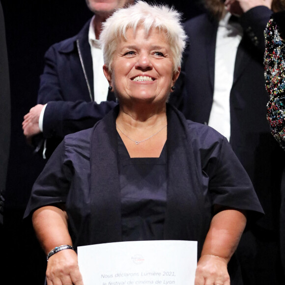 Mimie Mathy - Salle - Cérémonie d'ouverture du Festival Lumière 2021 à Lyon le 9 octobre 2021. © Dominique Jacovides / Bestimage 