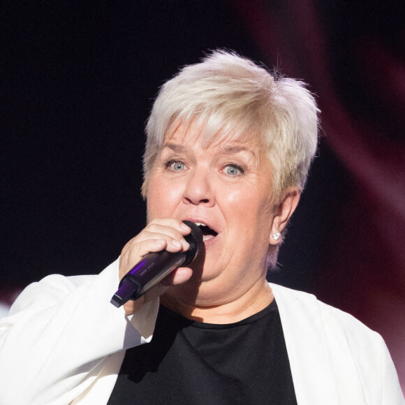 Exclusif - Mimie Mathy (Surprise M.Bernier) - Enregistrement de l'émission "La Boîte à Secrets 8", présentée par F.Bollaert et diffusée le 7 mai sur France 3. Le 19 janvier 2021 © Tiziano Da Silva / Bestimage 