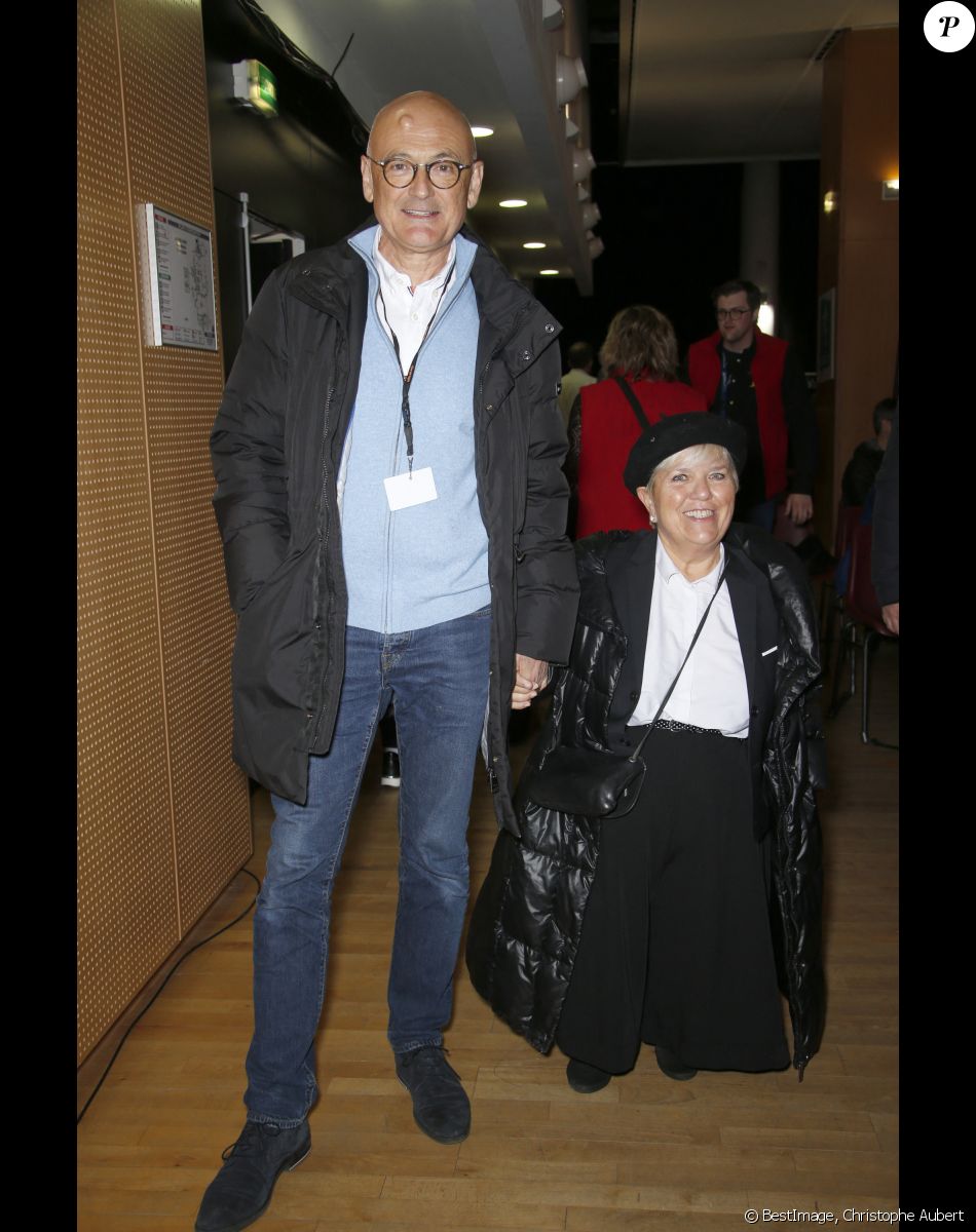 Mimie Mathy et son mari Benoist Gérard - Soirée de clôture du 22ème Festival des créations télévisuelles de Luchon. Le 8 février 2020 © Christophe Aubert via Bestimage
