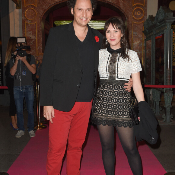 Eric Antoine et sa femme Calista - inauguration de la statue de cire de "Eric Antoine" au musée Grévin à Paris le 10 octobre 2018. © Coadic Guirec/Bestimage