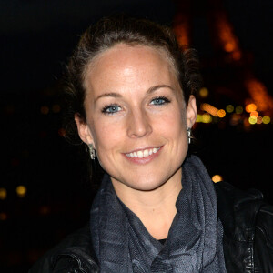Exclusif - Aurélie Vaneck pose lors de la 24ème édition du Rallye Aïcha des Gazelles à l'UNESCO à Paris, le 4 février 2014. 