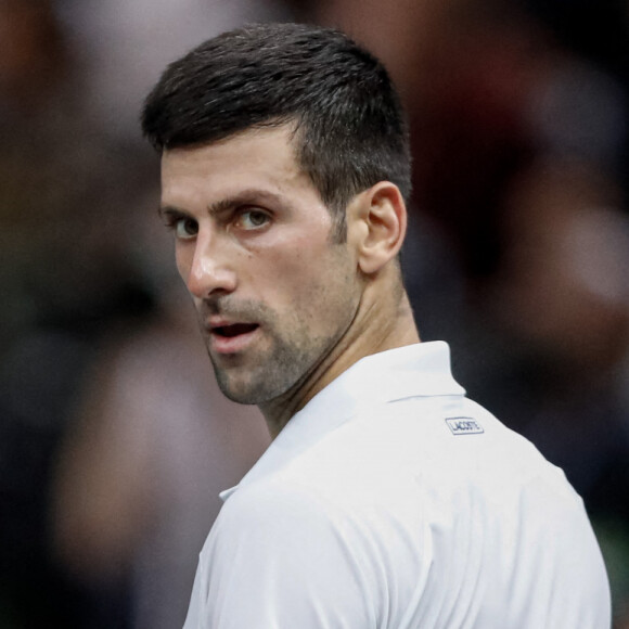 Novak Djokovic remporte la finale homme du Rolex Paris Masters face à Daniil Medvedev © Aurélien Morissard / Panoramic / Bestimage