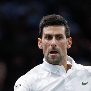 Novak Djokovic remporte la finale homme du Rolex Paris Masters face à Daniil Medvedev le 7 novembre 2021 © Aurélien Morissard / Panoramic / Bestimage