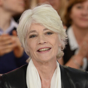 Francoise Hardy - Enregistrement de l'émission "Vivement Dimanche" à Paris.